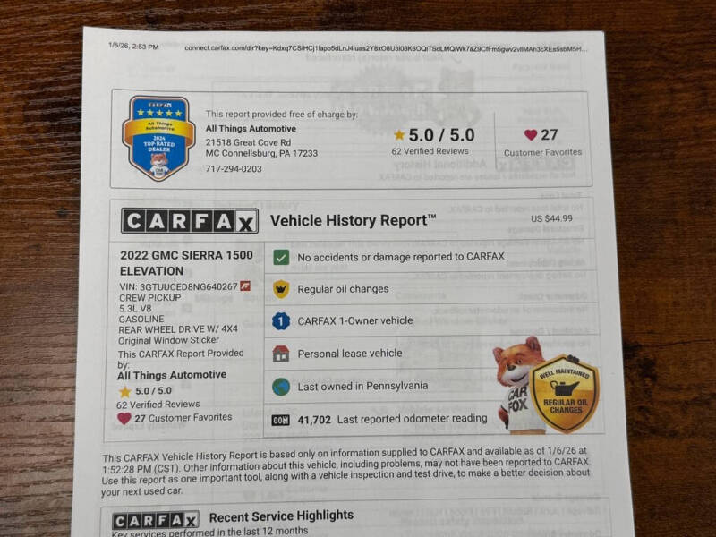 2022 GMC Sierra 1500