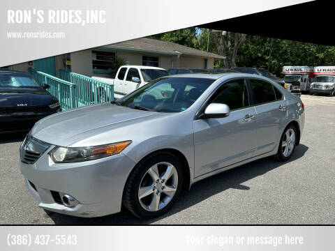 2012 Acura TSX for sale at RON'S RIDES,INC in Bunnell FL