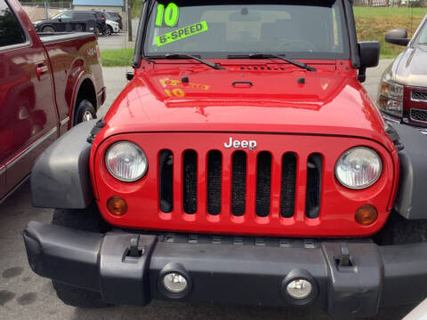 2010 Jeep Wrangler for sale at Moose Motors in Morganton NC