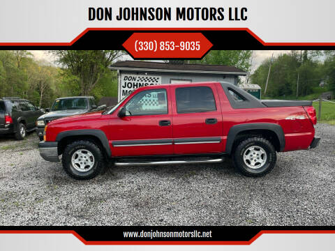 2004 Chevrolet Avalanche for sale at DON JOHNSON MOTORS LLC in Lisbon OH