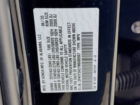 2021 Honda Pilot SE
