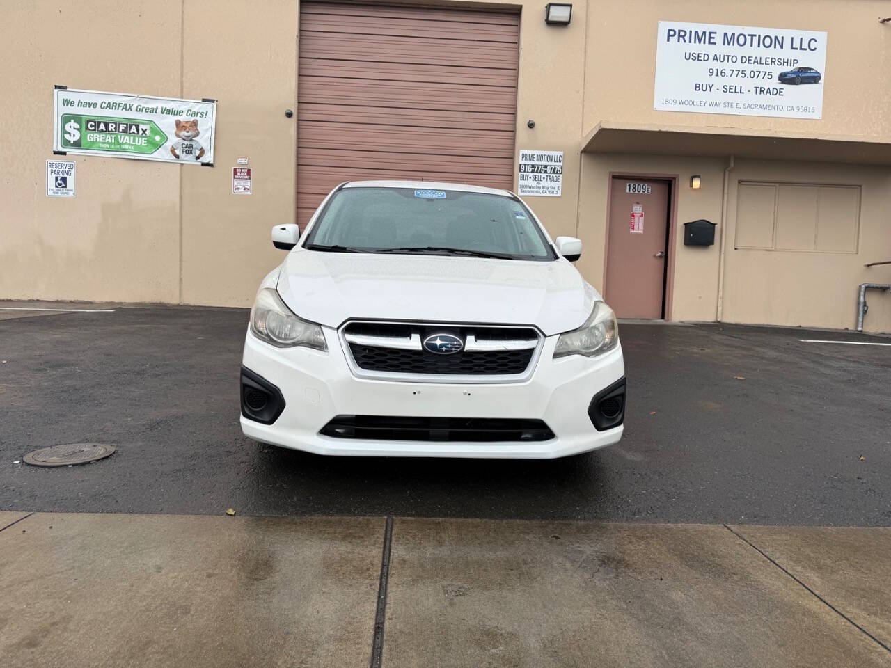 2012 Subaru Impreza for sale at Prime Motion LLC in Sacramento, CA