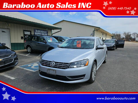 2013 Volkswagen Passat for sale at Baraboo Auto Sales INC in Baraboo WI