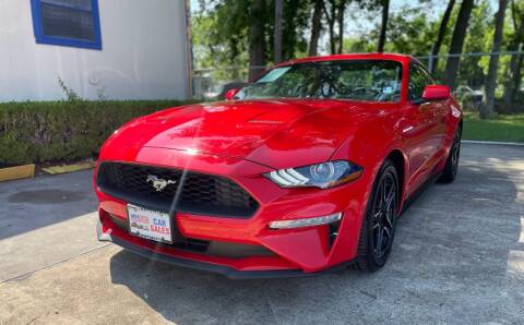 2022 Ford Mustang for sale at HOUSTON CAR SALES INC in Houston TX