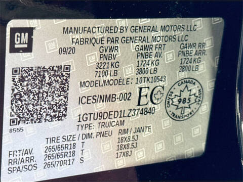 2020 GMC Sierra 1500