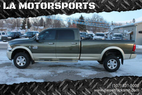 2011 RAM Ram Pickup 3500 for sale at L.A. MOTORSPORTS in Windom MN