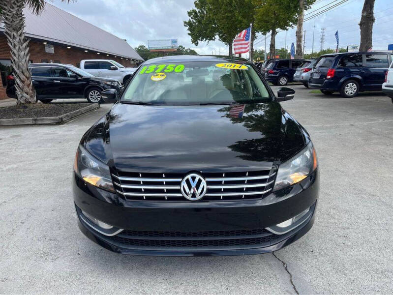 Used 2014 Volkswagen Passat SEL Premium with VIN 1VWCS7A36EC027408 for sale in Wilmington, NC