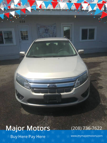 2010 Ford Fusion for sale at Major Motors in Twin Falls ID