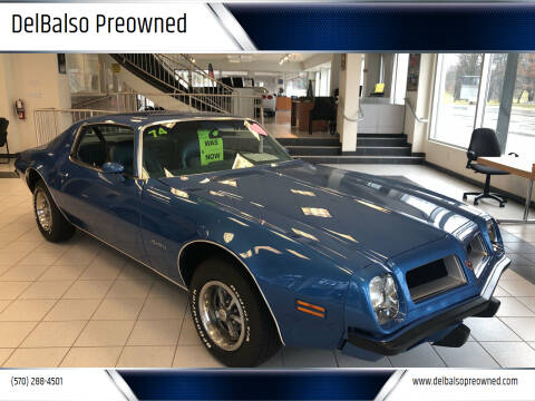 1974 Pontiac Firebird for sale at DelBalso Preowned in Kingston PA