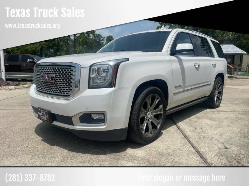 2017 GMC Yukon for sale at Texas Truck Sales in Dickinson TX