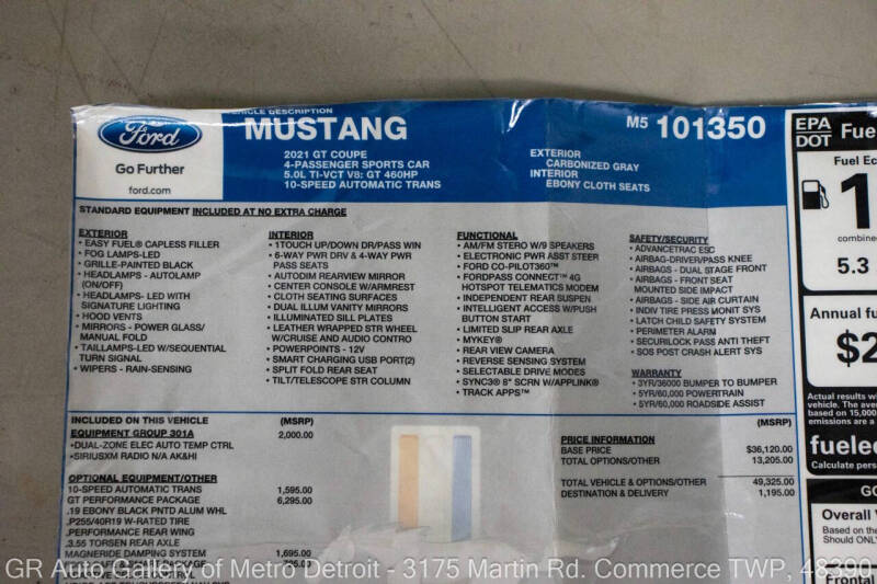 2021 Ford Mustang GT