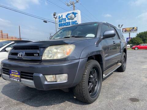 2003 Toyota 4Runner for sale at A-1 Auto Broker Inc. in San Antonio TX