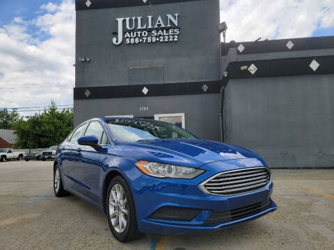 2017 Ford Fusion for sale at Julian Auto Sales in Warren MI