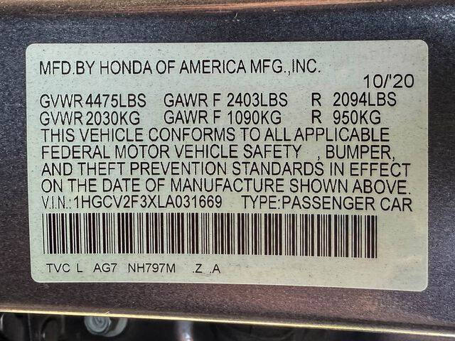 2020 Honda Accord Sport