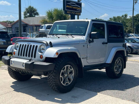 2012 Jeep Wrangler for sale at BEST MOTORS OF FLORIDA in Orlando FL