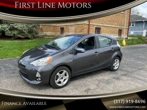 2013 Toyota Prius c for sale at First Line Motors in Brownsburg IN