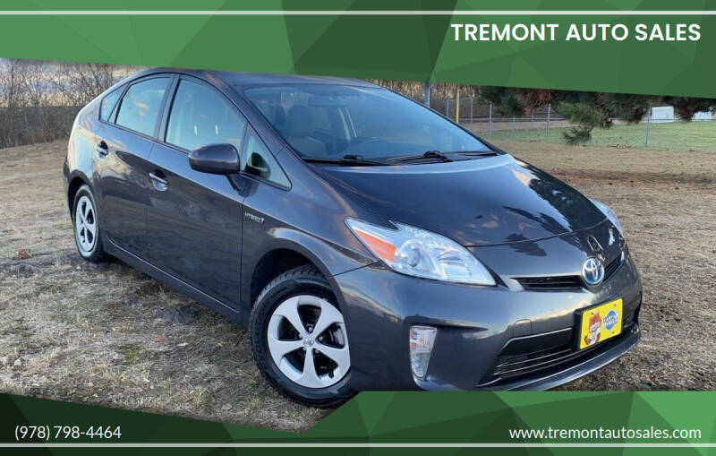 2012 Toyota Prius for sale at Tremont Auto Sales in Peabody MA