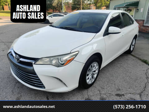2015 Toyota Camry for sale at ASHLAND AUTO SALES in Columbia MO