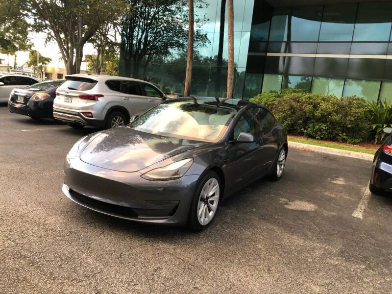 2021 Tesla Model 3 for sale at CARSTRADA in Hollywood FL