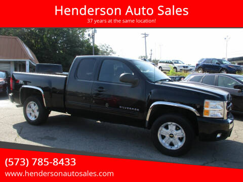 2011 Chevrolet Silverado 1500 for sale at Henderson Auto Sales in Poplar Bluff MO