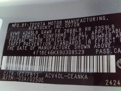 2009 Toyota Camry LE