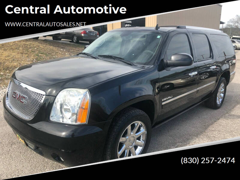 2013 GMC Yukon XL for sale at Central Automotive in Kerrville TX
