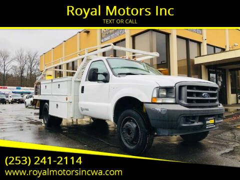 2004 Ford F-450 Super Duty for sale at Royal Motors Inc in Kent WA