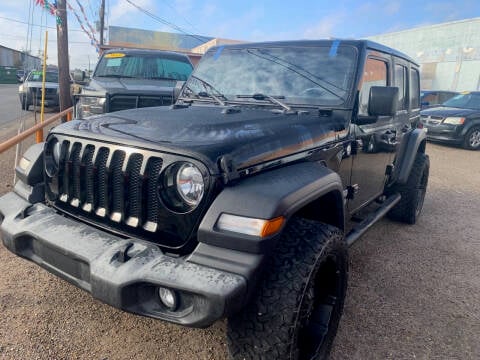 2018 Jeep Wrangler Unlimited for sale at Moxie Motor Cars in Mcallen TX