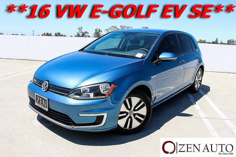2016 Volkswagen e-Golf SE