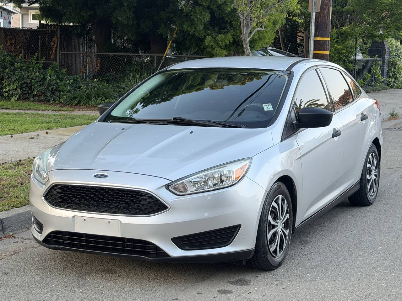 Silver 2016 Ford Focus S S 4dr Sedan 1