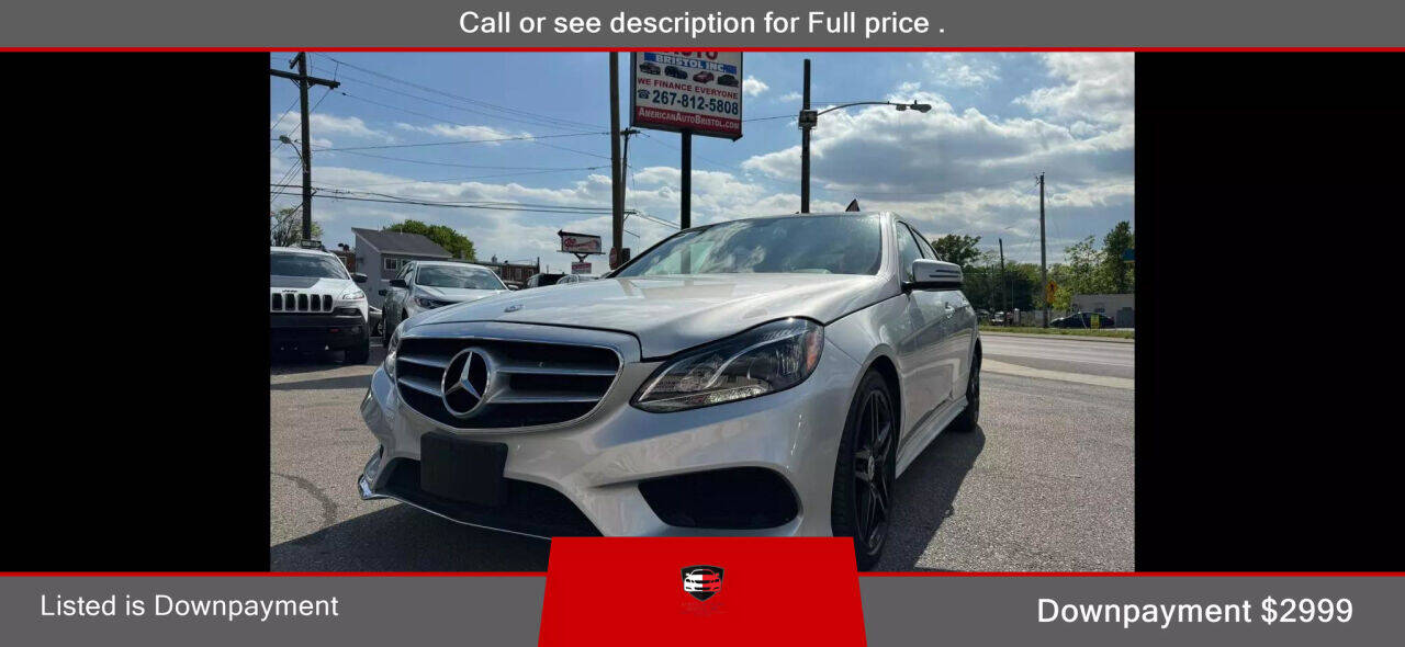 2014 Mercedes-Benz E-Class for sale at American Auto Bristol Inc in Bristol, PA