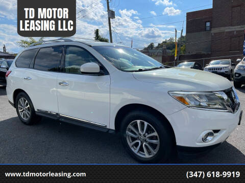2013 Nissan Pathfinder for sale at TD MOTOR LEASING LLC in Staten Island NY
