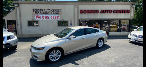 2016 Chevrolet Malibu for sale at BORGES AUTO CENTER, INC. in Taunton MA