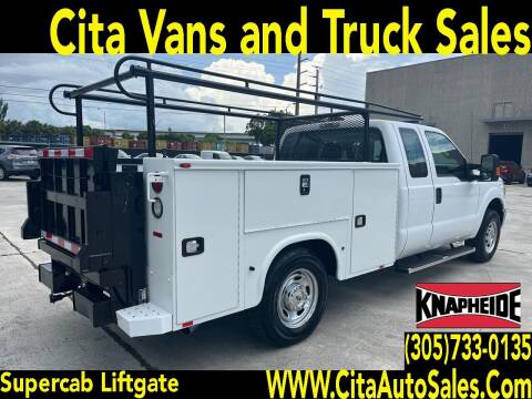 2015 FORD F250 SD SUPERCAB UTILITY TRUCK WITH *LIFTGATE* for sale at Cita Auto Sales in Medley FL