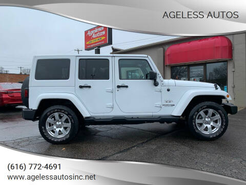 2018 Jeep Wrangler JK Unlimited for sale at Ageless Autos in Zeeland MI