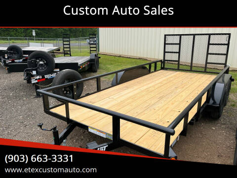 2024 Top Hat 16x83 Utility Trailer for sale at Custom Auto Sales - TRAILERS in Longview TX