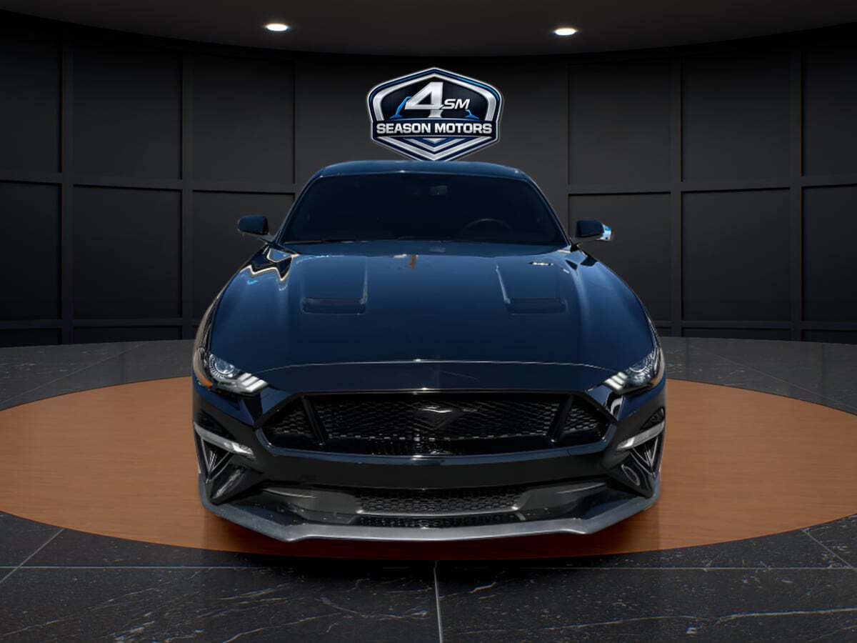Black 2018 Ford Mustang GT Premium GT Premium 2dr Fastback 2