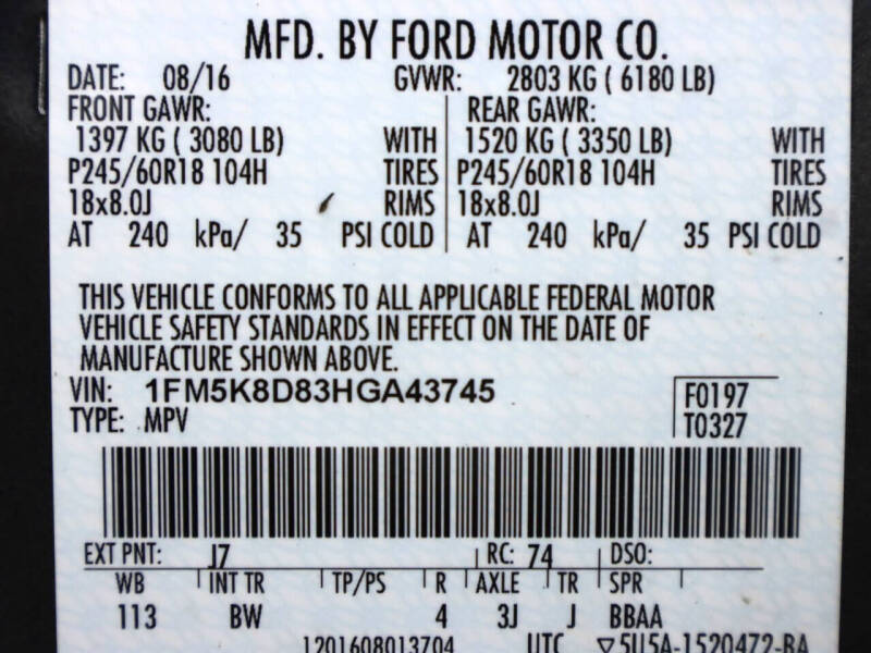 2017 Ford Explorer XLT