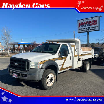 2007 Ford F-550 XL Reg Cab and Chassis for sale at Hayden Cars in Coeur D Alene ID