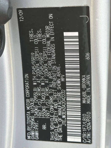 2010 Toyota Highlander Hybrid Limited