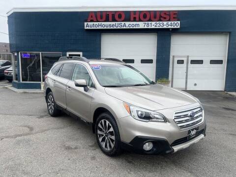 2015 Subaru Outback for sale at Auto House USA in Saugus MA