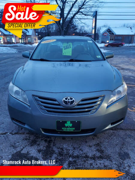 2007 Toyota Camry for sale at Shamrock Auto Brokers, LLC in Belmont NH