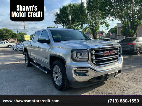 2018 GMC Sierra 1500 for sale at Shawn's Motor Credit in Houston TX