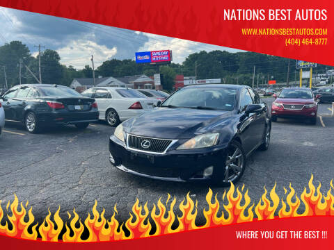 2010 Lexus IS 250 for sale at Nations Best Autos in Decatur GA