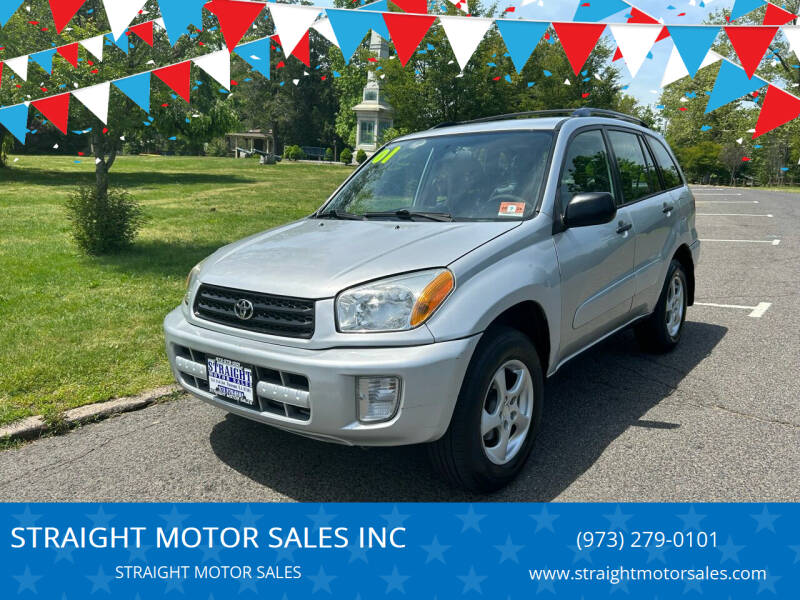 2001 Toyota RAV4 for sale at STRAIGHT MOTOR SALES INC in Paterson NJ