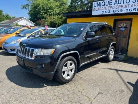 2012 Jeep Grand Cherokee for sale at Unique Auto Sales in Marshall VA