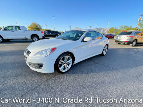 2012 Hyundai Genesis Coupe for sale at CAR WORLD in Tucson AZ