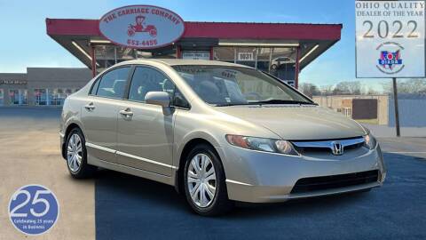 2008 Honda Civic for sale at The Carriage Company in Lancaster OH
