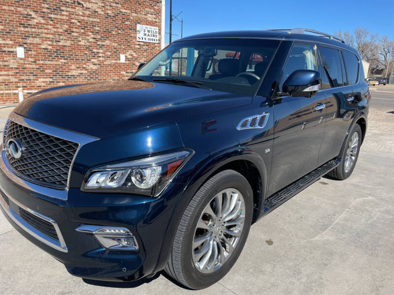 2015 Infiniti QX80 for sale at Tiger Auto Sales in Guymon OK