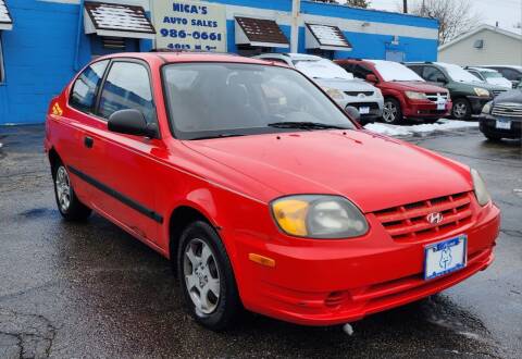 2003 Hyundai Accent for sale at NICAS AUTO SALES INC in Loves Park IL